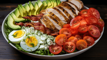 Cobb Salad with Grilled Chicken and Bacon