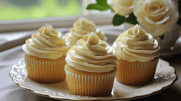 Fluffy Vanilla Cupcakes