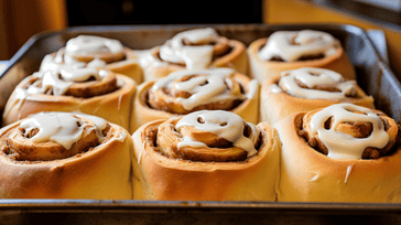 Homemade Cinnamon Rolls with Cream Cheese Glaze