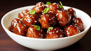 Honey Sriracha Glazed Meatballs