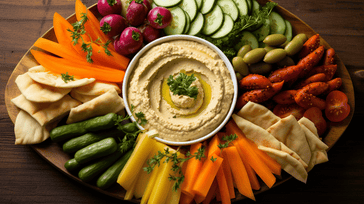 Mediterranean Hummus Platter