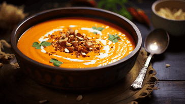 Moroccan Spiced Carrot Soup