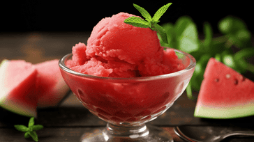 Refreshing Watermelon Sorbet