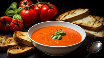 Roasted Red Pepper and Tomato Soup