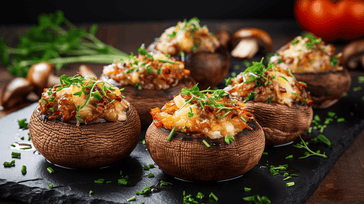 Savory Stuffed Mushrooms