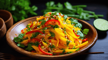 Thai Mango Salad with Lime Dressing